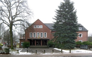 Das alte Stellinger Gemeindehaus noch in Funktion.