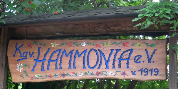 Kleingartenverein Hammonia e.V. von 1919, Tafel am Eingang Gazellenkamp