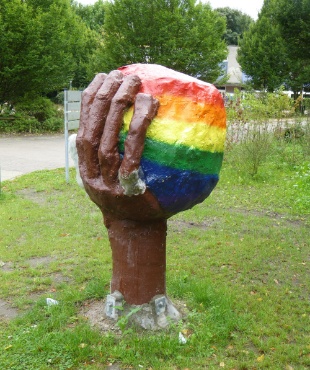 Skulptur zum Klimaschutz 1, Gesamtschule Stellingen 2008