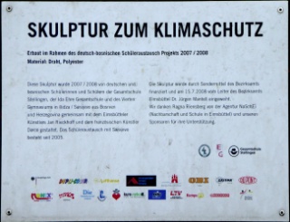 Skulptur zum Klimaschutz, Gesamtschule Stellingen 2008