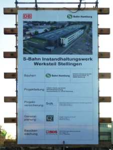 S-Bahn Instandhaltungswerk am Kronsaalsweg in Stellingen. S-Bahn Instandhaltungswerk am Kronsaalsweg in Stellingen.