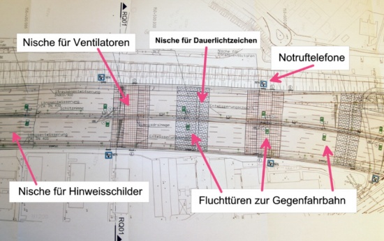 Plan vom Stellinger Deckel mit Einzelheiten Plan vom Stellinger Deckel mit Einzelheiten