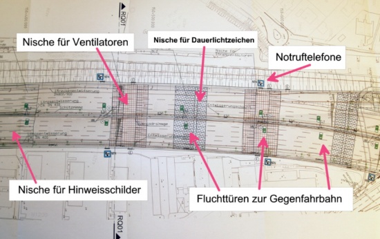 Plan vom Stellinger Deckel mit Einzelheiten